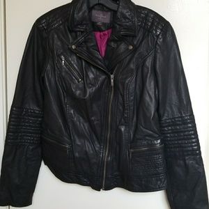 Cole Haan genuine leather jacket